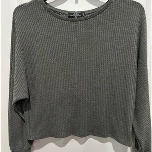 Vibe Sportswear LS Grey Shirt, Sz M